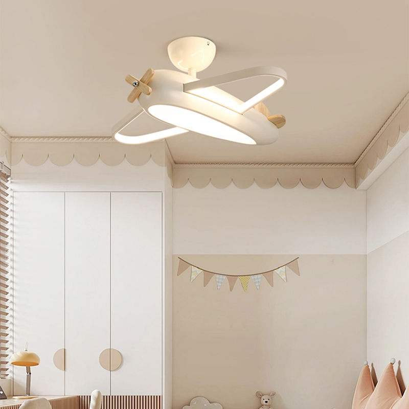 Baby Nursery Ceiling Light - Cartoon Airplane Ceiling Lamp Creative Design