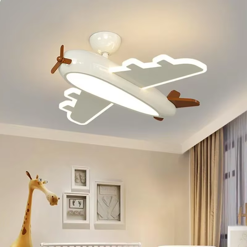 Baby Nursery Ceiling Light - Airplane Ceiling Lamp Cartoon Kids Ceiling