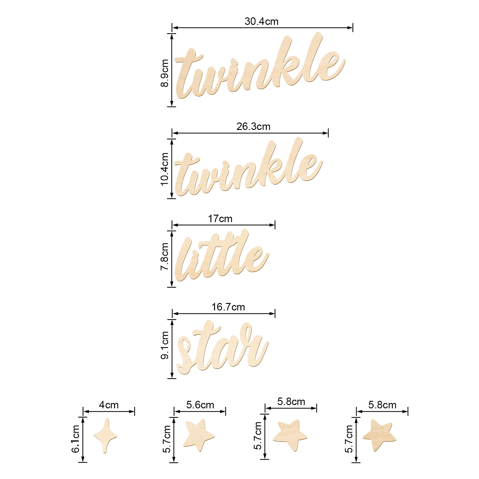 Twinkle Twinkle Little Star Wo - Baby Nursery Kids 评论和价格