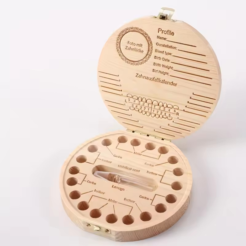 1PC Children's Milk Tooth Box  - Baby Keepsake Box 评论和价格