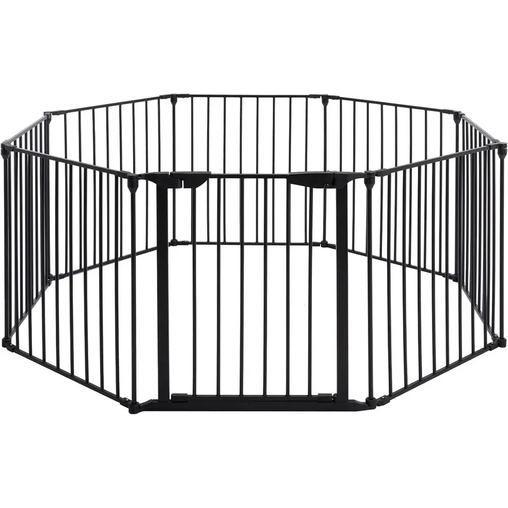 Extra Wide Metal Baby Gate, 8- - Baby Gate Extra Wide 评论和价格