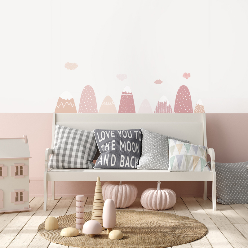 Nordic Home Decor Warm Hot Air - Baby Nursery Pink 评论和价格