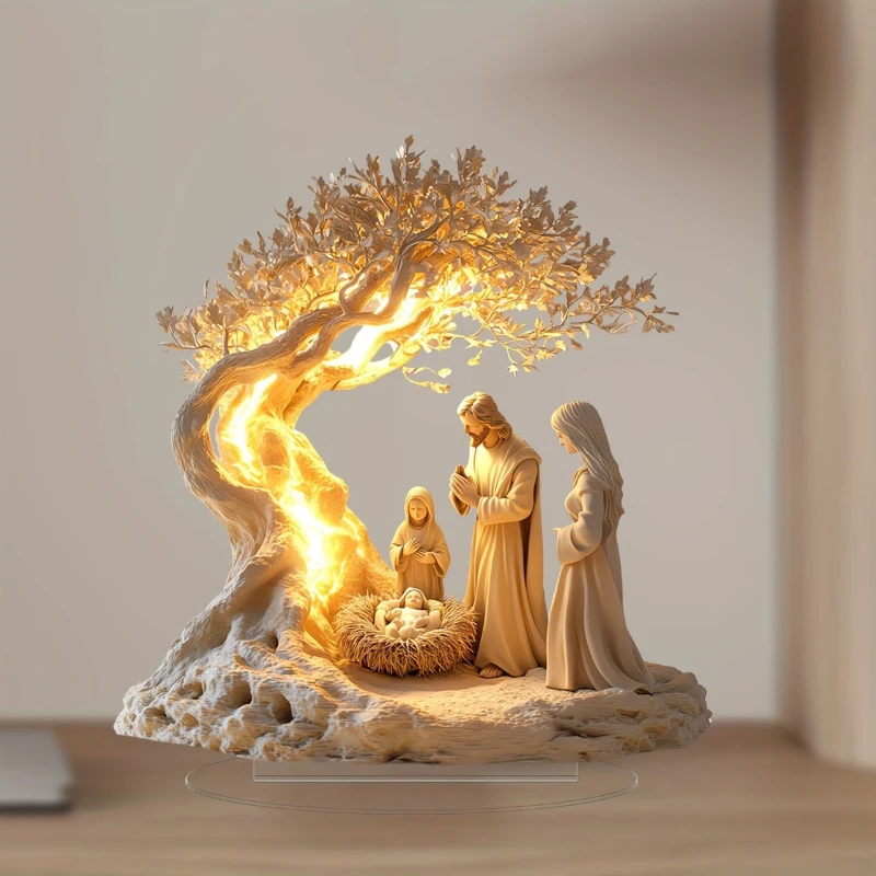 Acrylic Tree of Life Desk Deco - Baby Nursery Tree 评论和价格