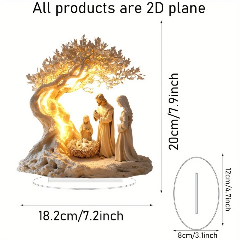 Acrylic Tree of Life Desk Deco - Baby Nursery Tree 评论和价格