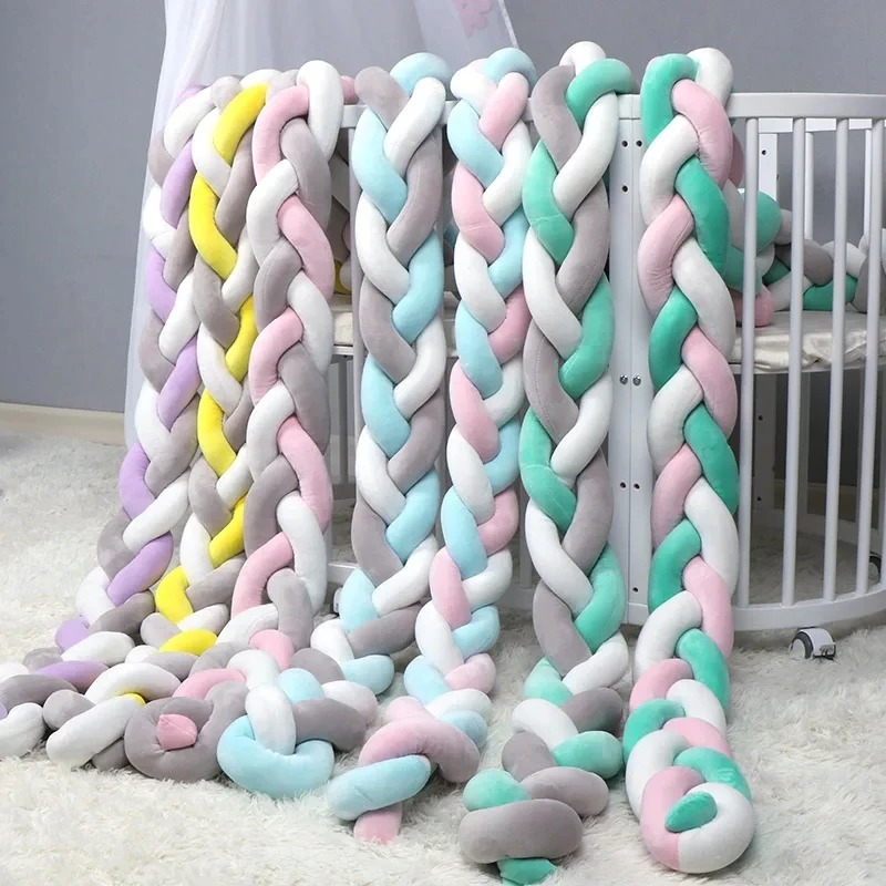 1M/2M/3.6M Baby Crib Protector - Baby Nursery Cushion 评论和价格
