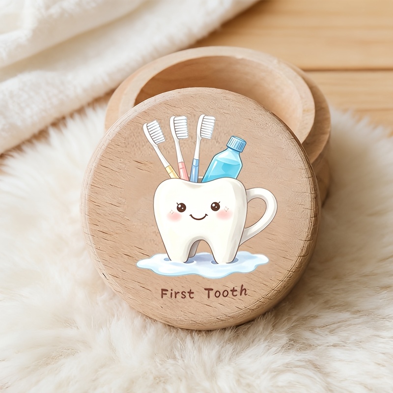 2D Children's Boy Toothbrush w - Baby Keepsake Box 评论和价格