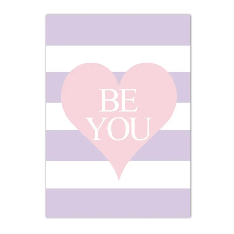 Pink Unicorn Rainbow Love Hear - Baby Nursery Pink 评论和价格