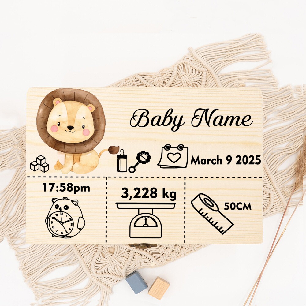 Cute Forest Animal Storage Box - Baby Keepsake Box 评论和价格