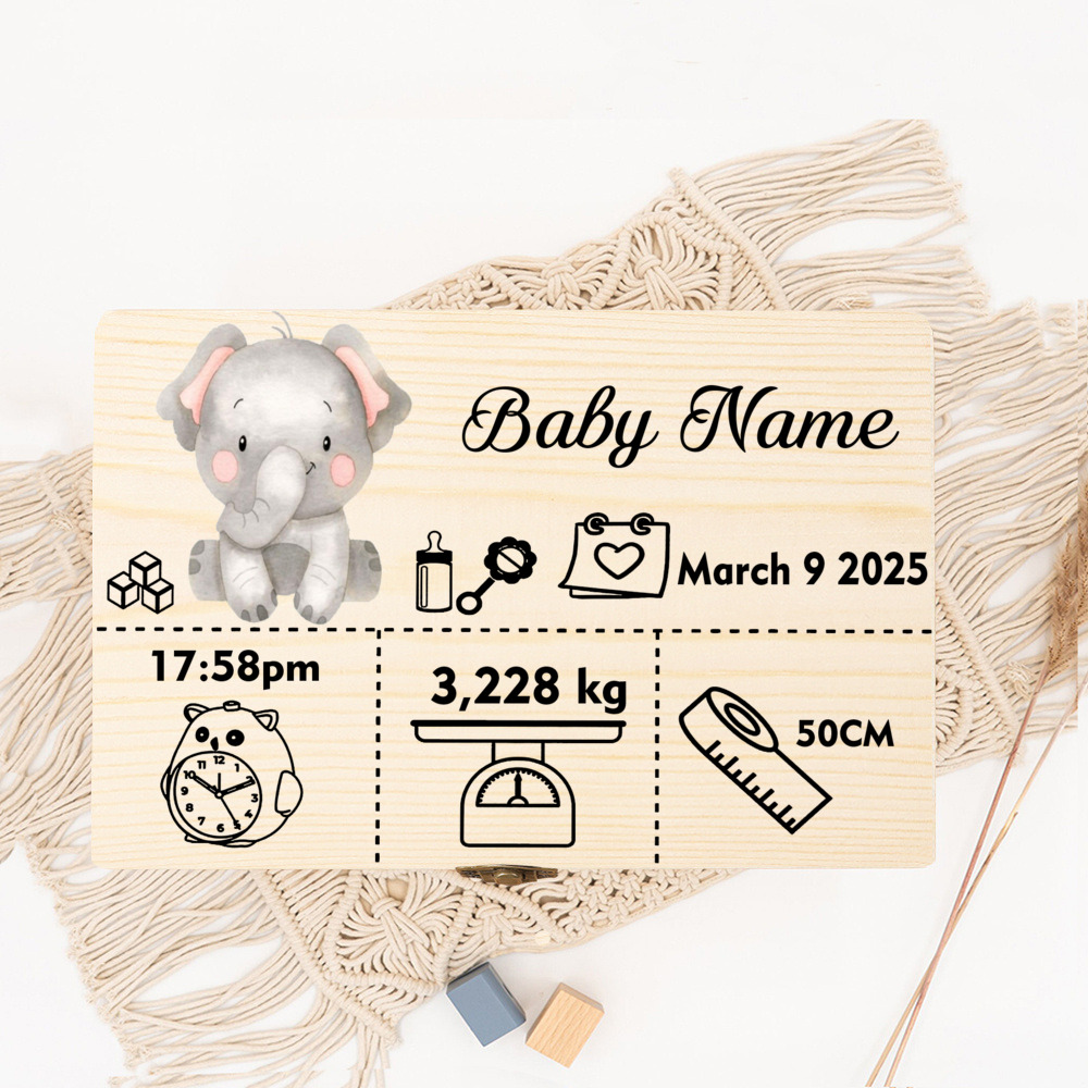 Cute Forest Animal Storage Box - Baby Keepsake Box 评论和价格