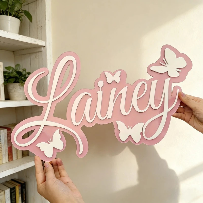 Personalized Baby Name Plaque, - Baby Nursery Kids 评论和价格