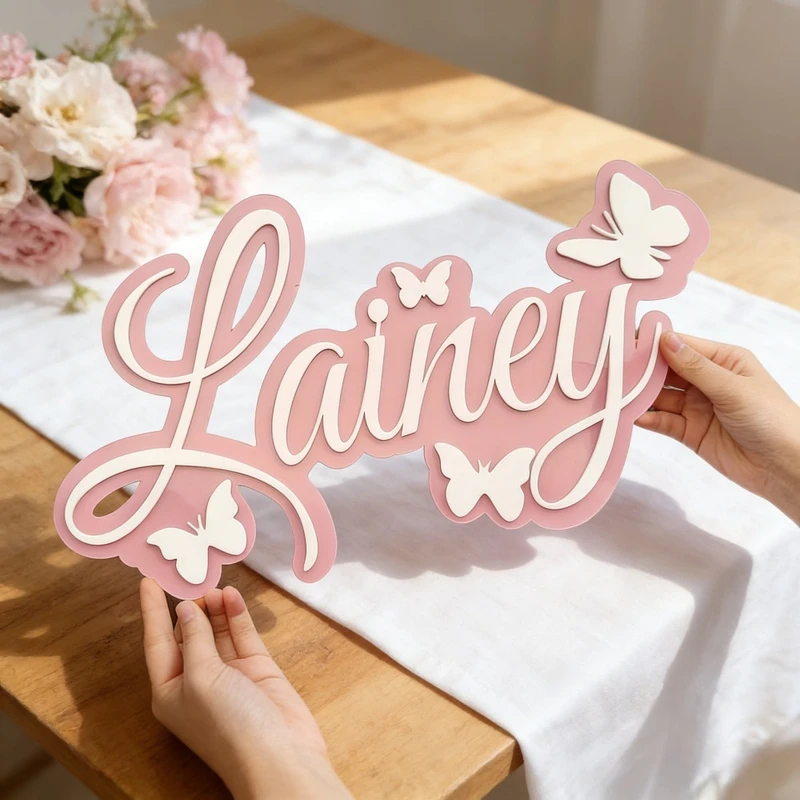 Personalized Baby Name Plaque, - Baby Nursery Kids 评论和价格