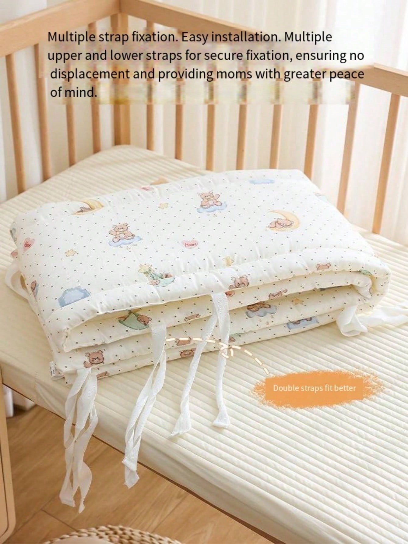Baby Bumper Crib Bumper Protec - Bed Rail Toddler 评论和价格
