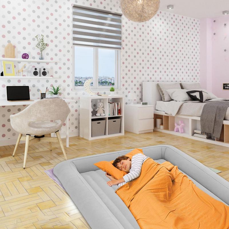 Inflatable Baby Bed Folding Ki - Bed Rail Toddler 评论和价格