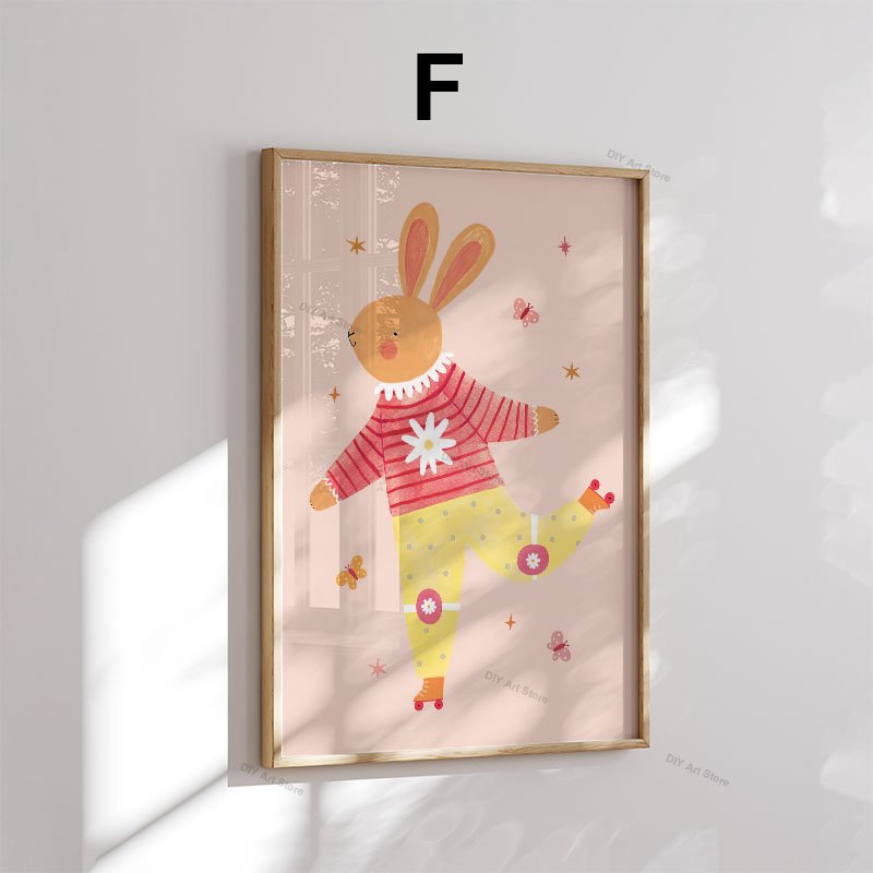 Funny Cartoon Animal Nursery W - Baby Nursery Wall Art 评论和价格