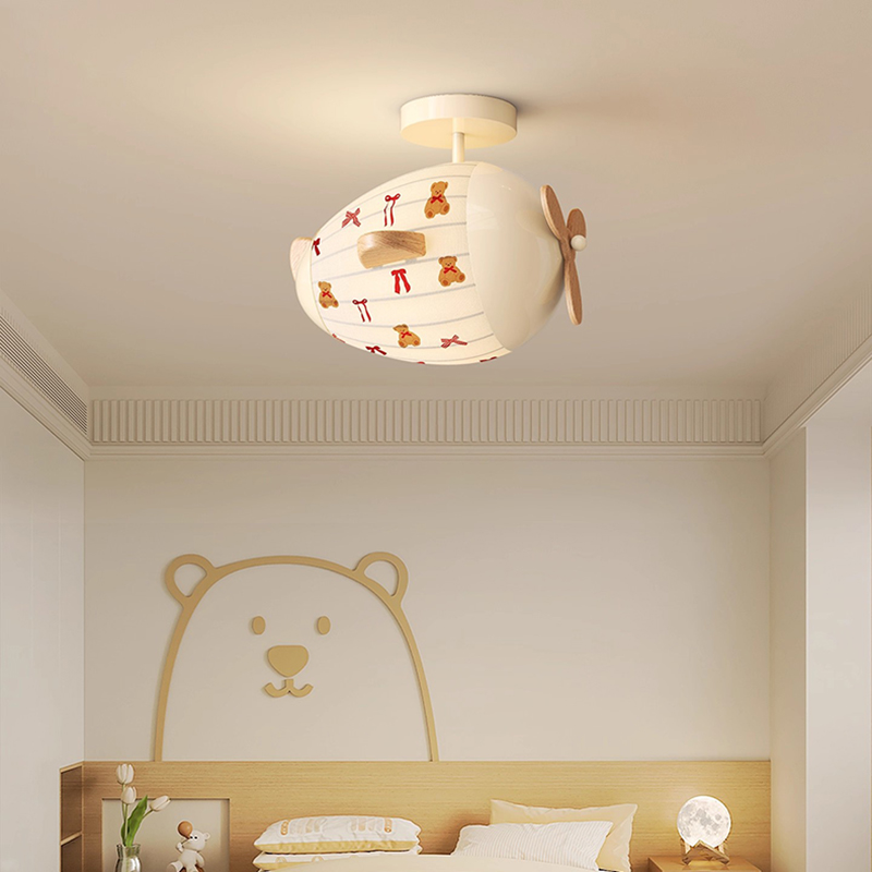 Children's Room Airplane Ceili - Baby Nursery Ceiling Light 评论和价格