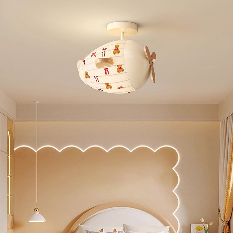 Children's Room Airplane Ceili - Baby Nursery Ceiling Light 评论和价格