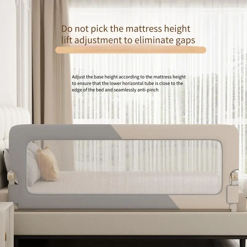 Single Side Baby Bed Rail Guar - Bed Rail Toddler 评论和价格