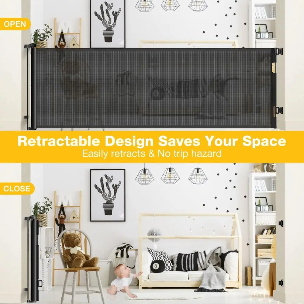 Retractable Extra Wide 118 Inc - Baby Gate Extra Wide 评论和价格