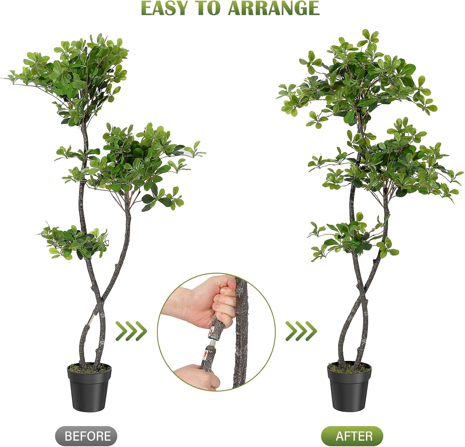 Artificial Plants Indoor, 5/6  - Baby Nursery Tree 评论和价格
