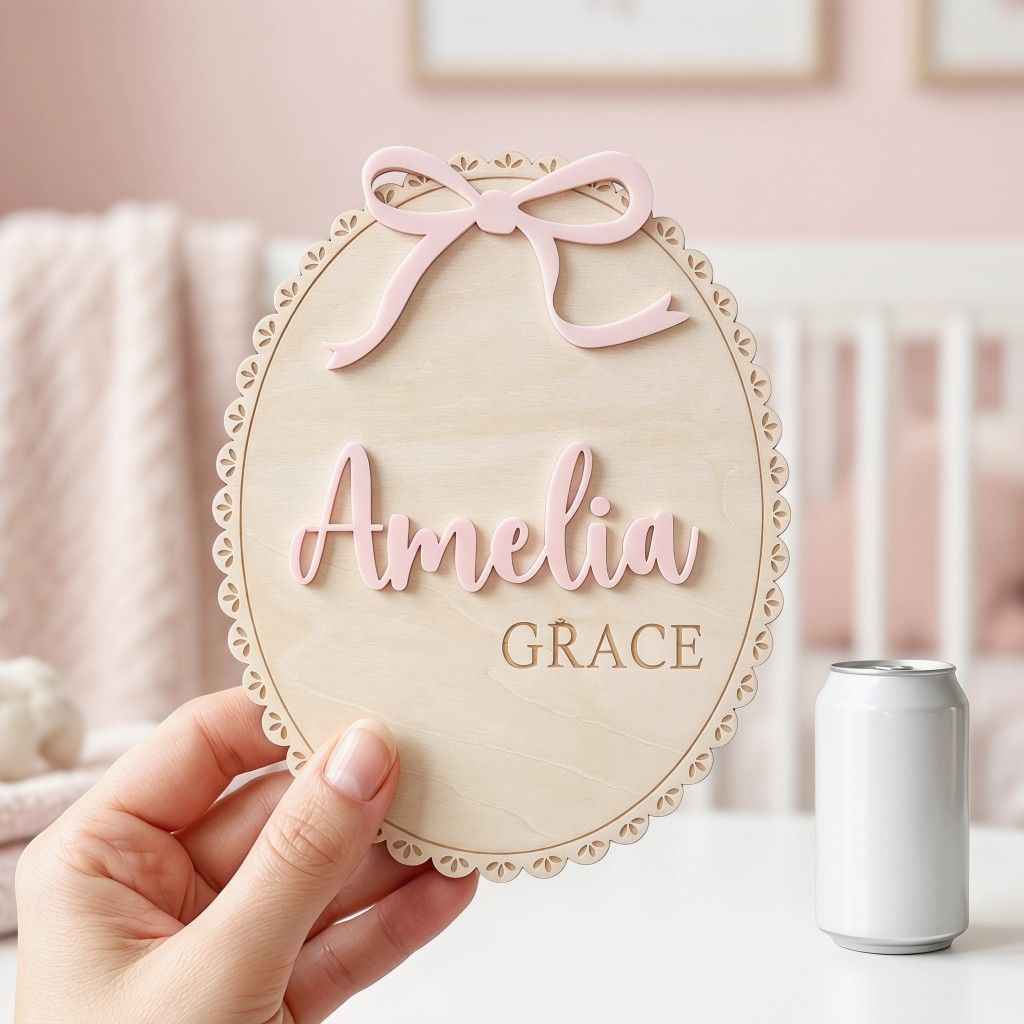 1Pc Custom Bow Lace Edge Baby  - Baby Nursery Kids 评论和价格