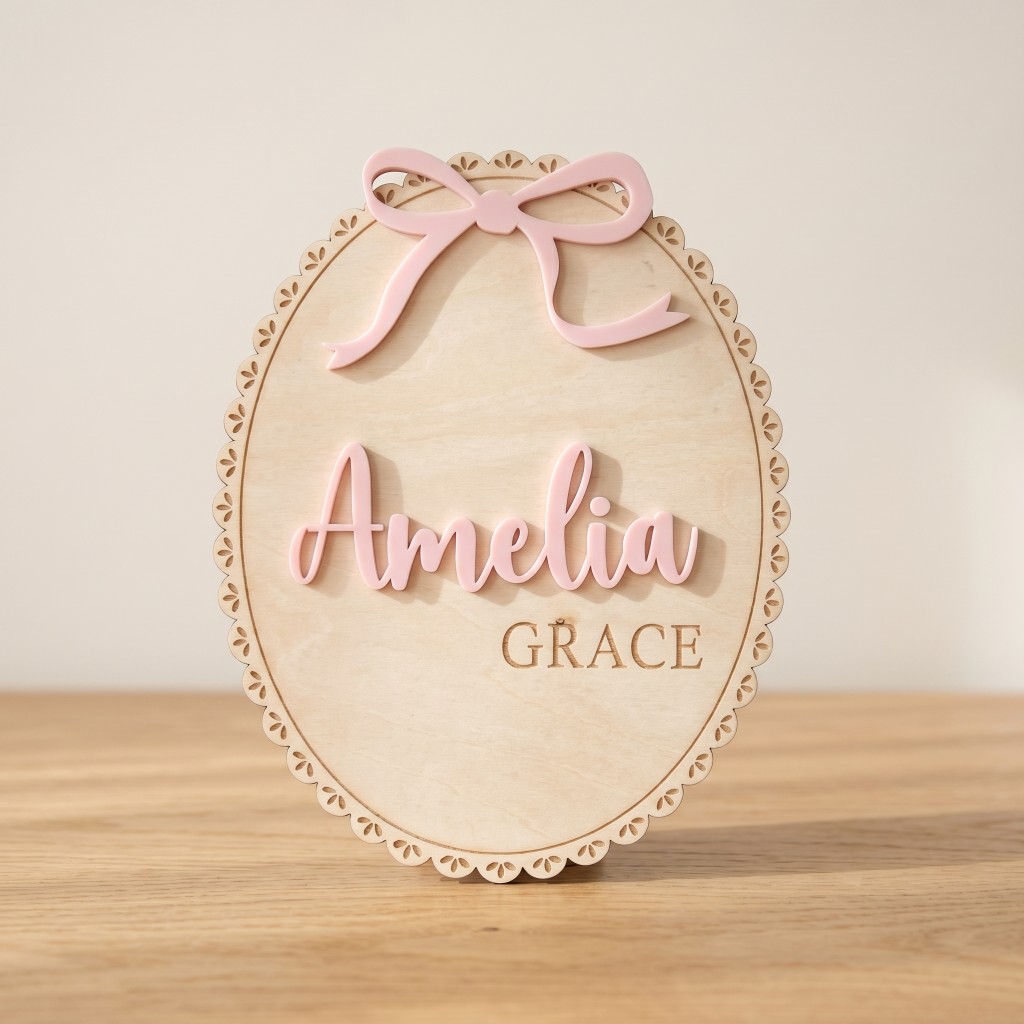 1Pc Custom Bow Lace Edge Baby  - Baby Nursery Kids 评论和价格