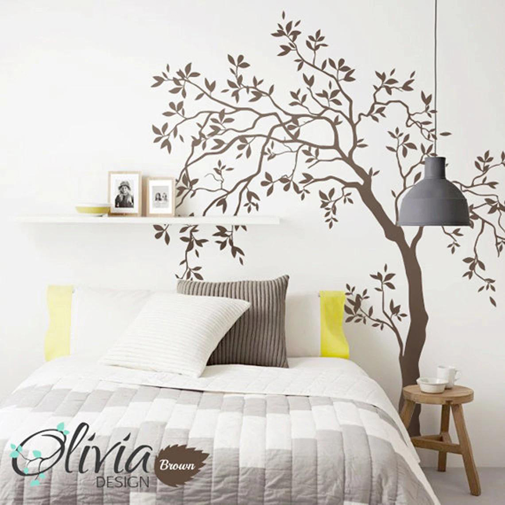 Large Tree Wall Sticker Baby N - Baby Nursery Tree 评论和价格