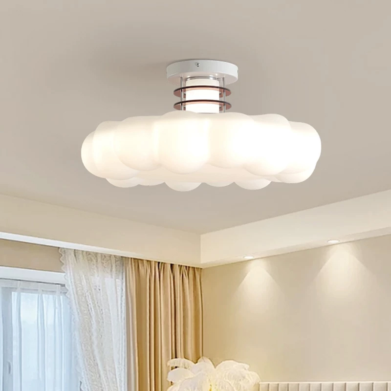 Cream Style Cloud Bedroom Ceil - Baby Nursery Ceiling Light 评论和价格