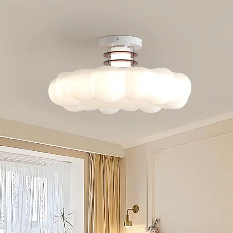 Cream Style Cloud Bedroom Ceil - Baby Nursery Ceiling Light 评论和价格