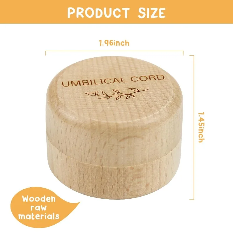 Wooden Baby Umbilical Cord Box - Baby Keepsake Box 评论和价格