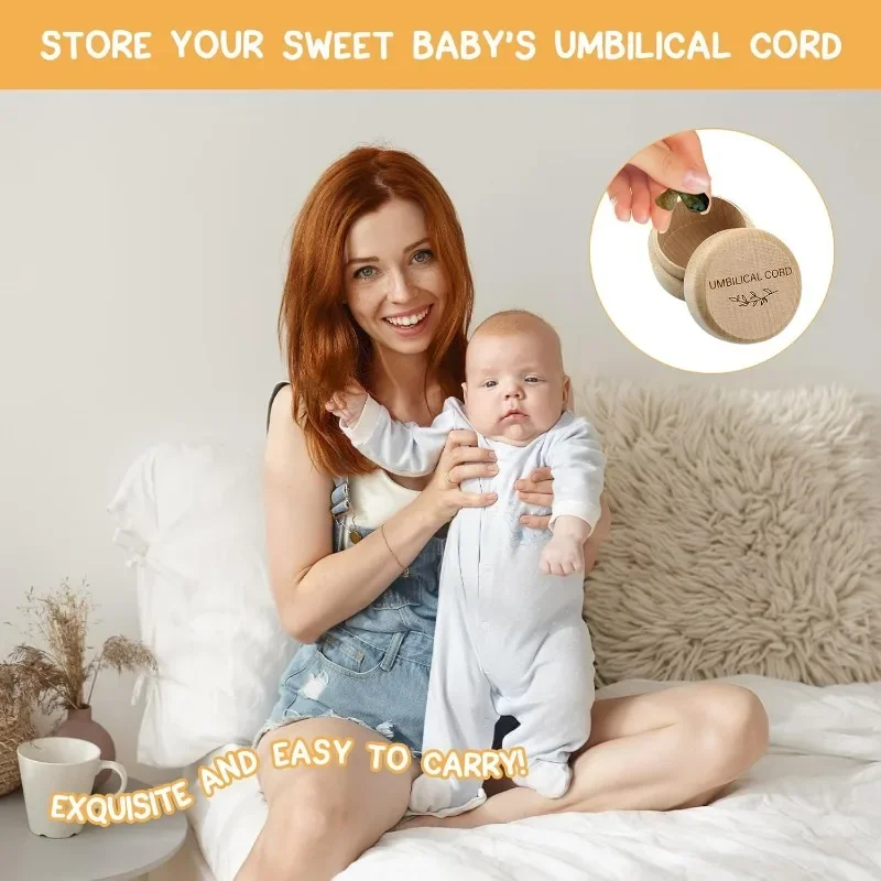Wooden Baby Umbilical Cord Box - Baby Keepsake Box 评论和价格