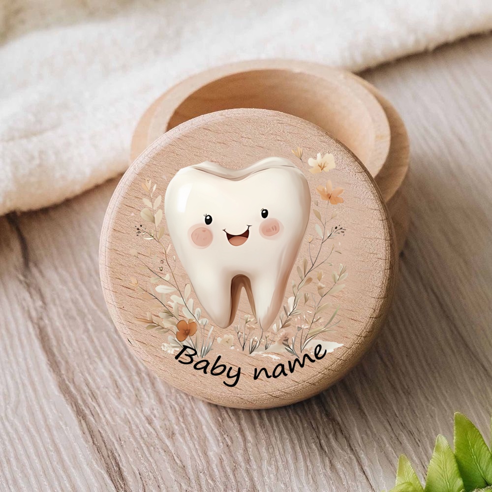 Personalised Baby First Tooth  - Baby Keepsake Box 评论和价格