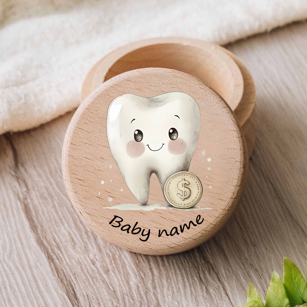 Personalised Baby First Tooth  - Baby Keepsake Box 评论和价格