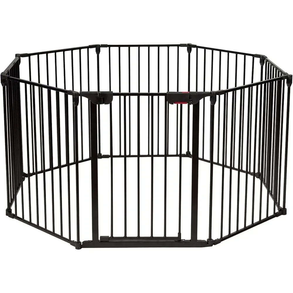 8-Panel Adjustable Extra Wide  - Baby Gate Extra Wide 评论和价格
