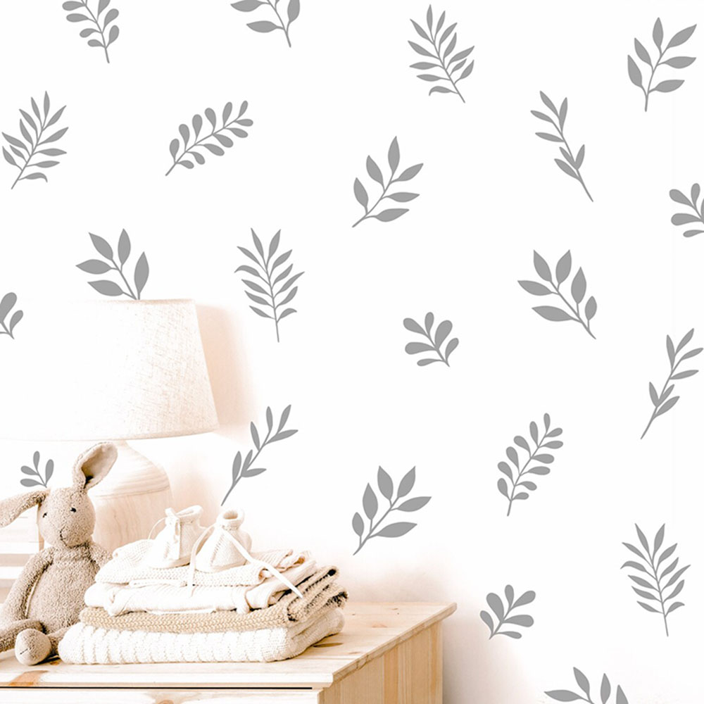 41Pcs Botanical Leaf Wall Stic - Baby Nursery Tree 评论和价格