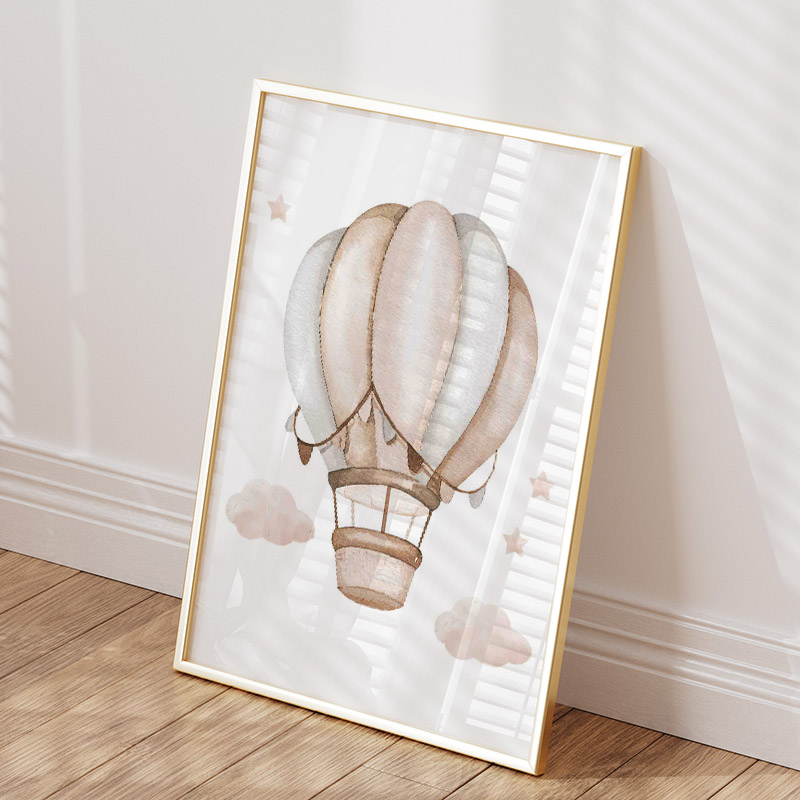 Cute Elephant Hot Balloon Moon - Baby Nursery Kids 评论和价格
