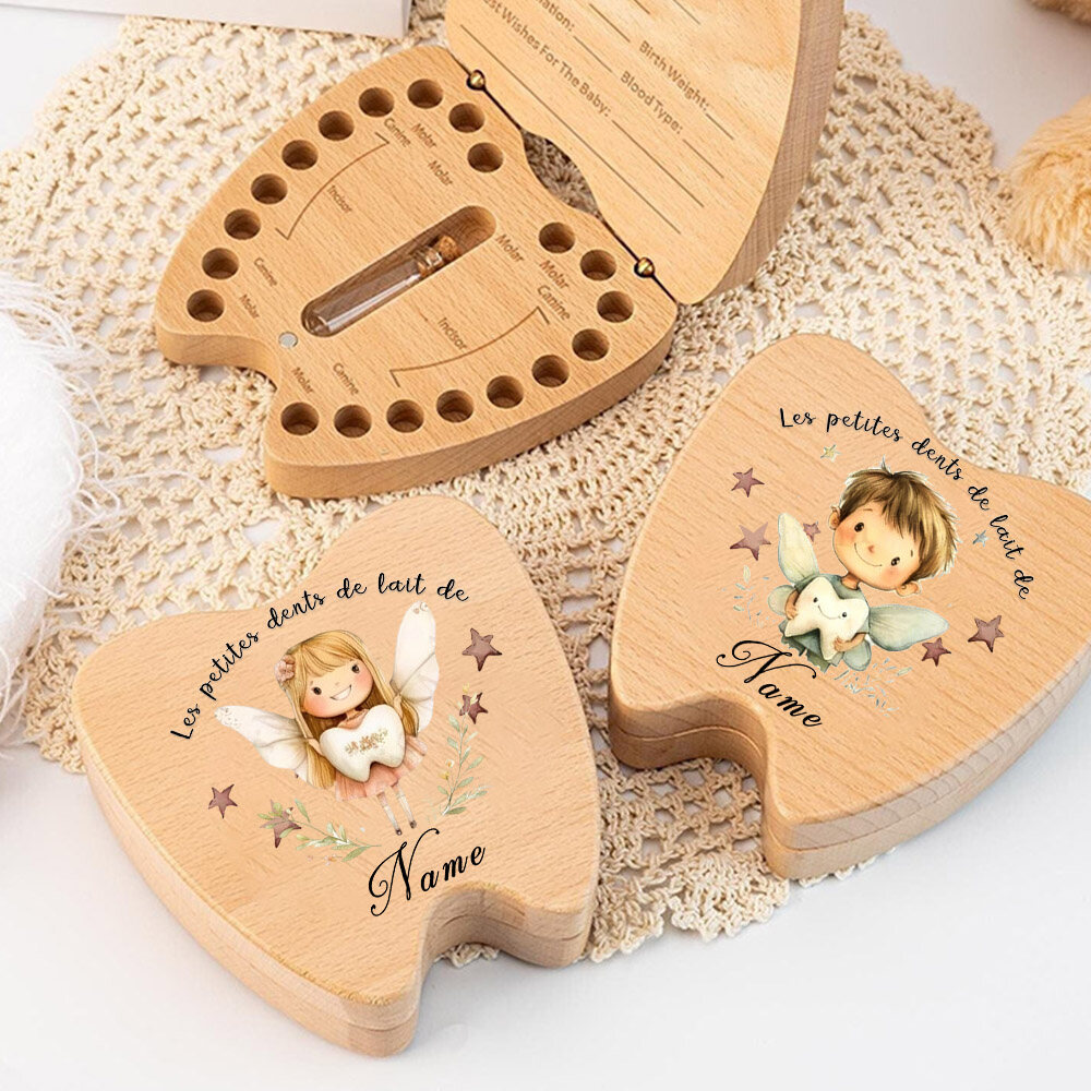 Personalized Tooth Fairy Box B - Baby Keepsake Box 评论和价格