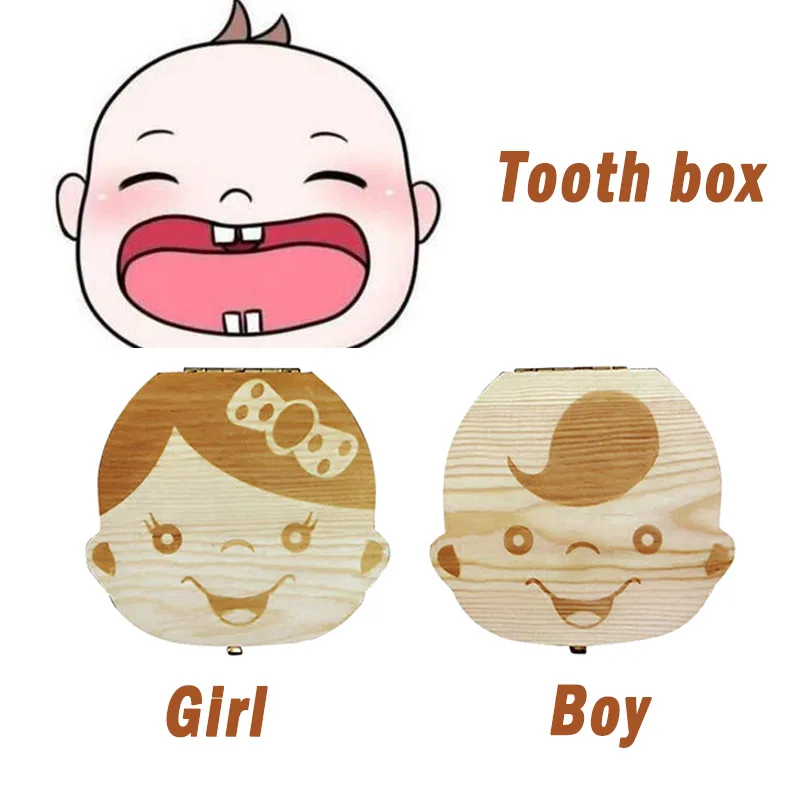vvocci Storage Baby Tooth Box  - Baby Keepsake Box 评论和价格