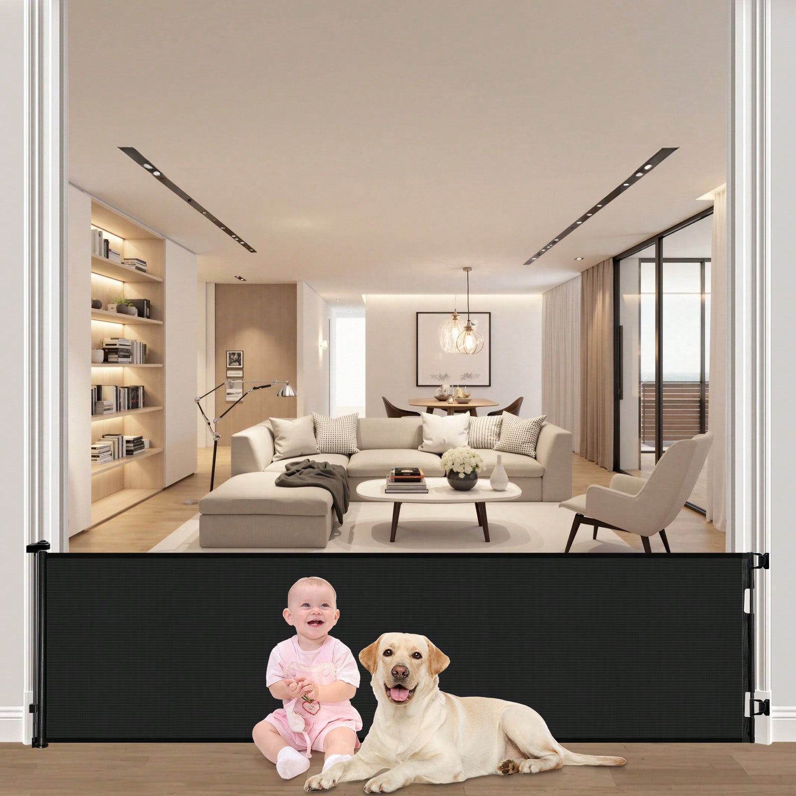 197 Inch Extra Wide Retractabl - Baby Gate Extra Wide 评论和价格