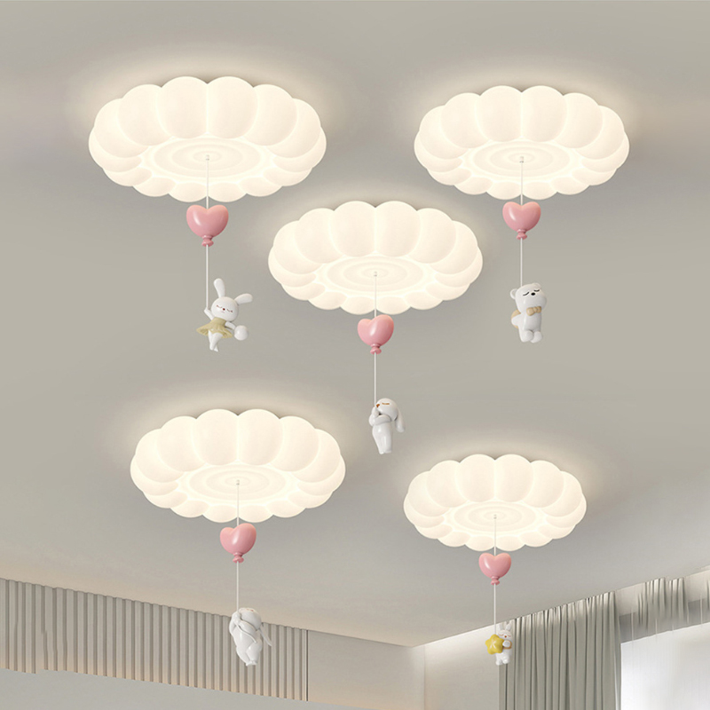 Children's Room Cream Style Ce - Baby Nursery Ceiling Light 评论和价格