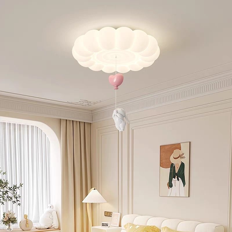 Children's Room Cream Style Ce - Baby Nursery Ceiling Light 评论和价格
