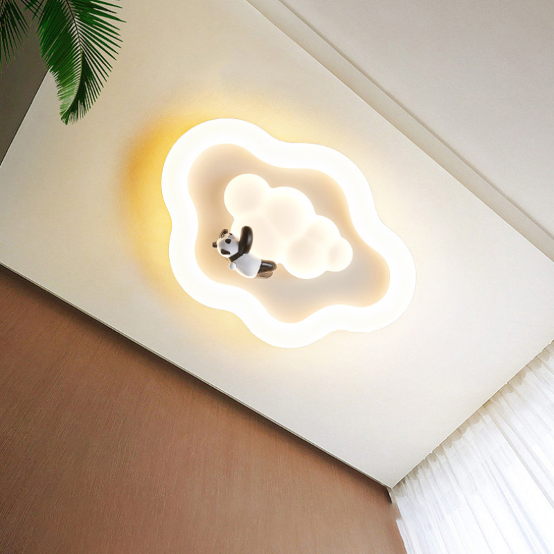 Cute white Cloud ceiling Light - Baby Nursery Ceiling Light 评论和价格