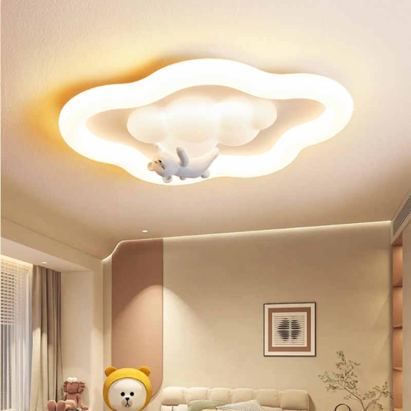 Cute white Cloud ceiling Light - Baby Nursery Ceiling Light 评论和价格