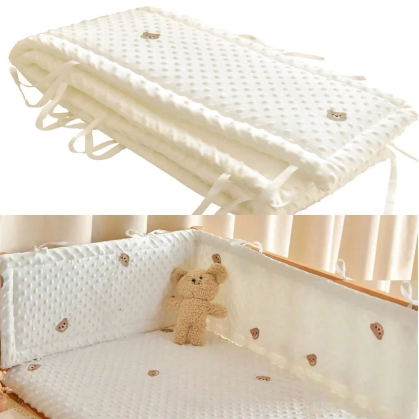 Solid Color Baby Crib Fence Co - Bed Rail Toddler 评论和价格