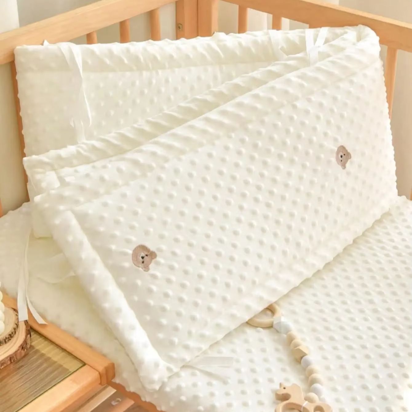 Solid Color Baby Crib Fence Co - Bed Rail Toddler 评论和价格