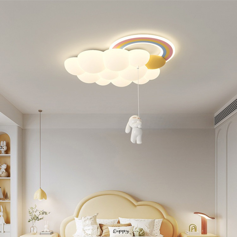 Nordic Modern Cartoon Rainbow  - Baby Nursery Ceiling Light 评论和价格