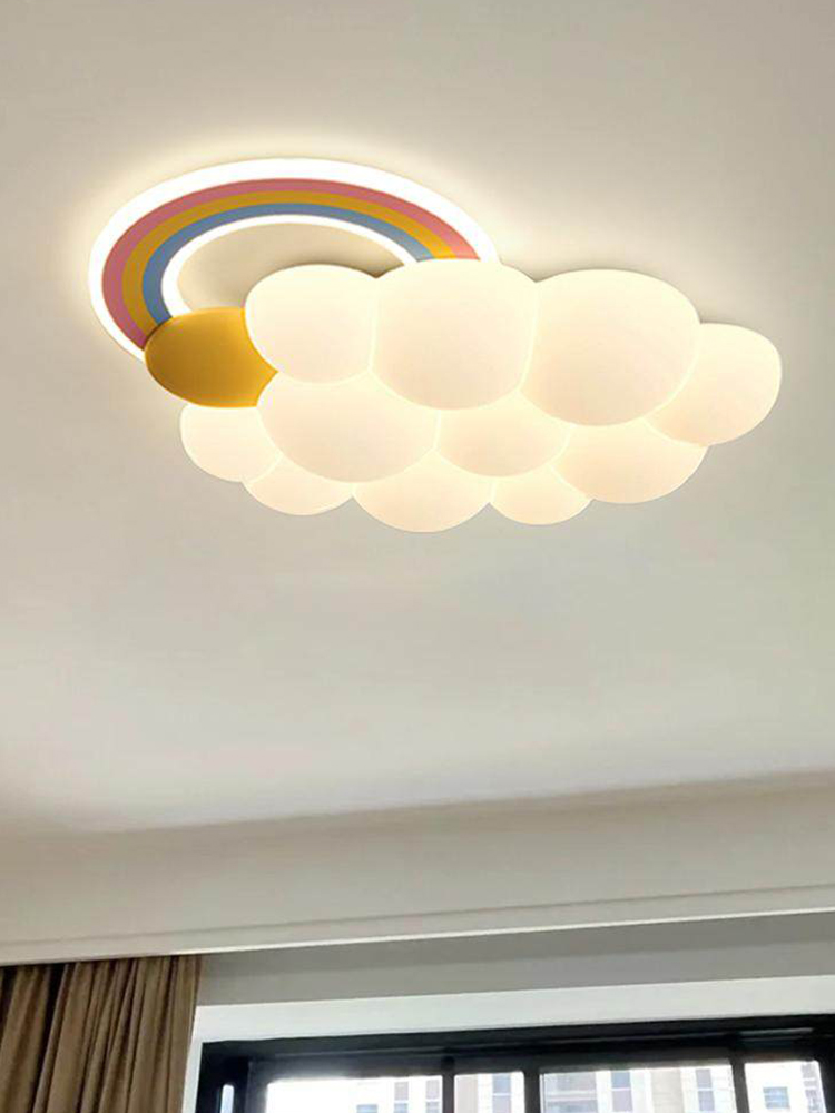 Nordic Modern Cartoon Rainbow  - Baby Nursery Ceiling Light 评论和价格