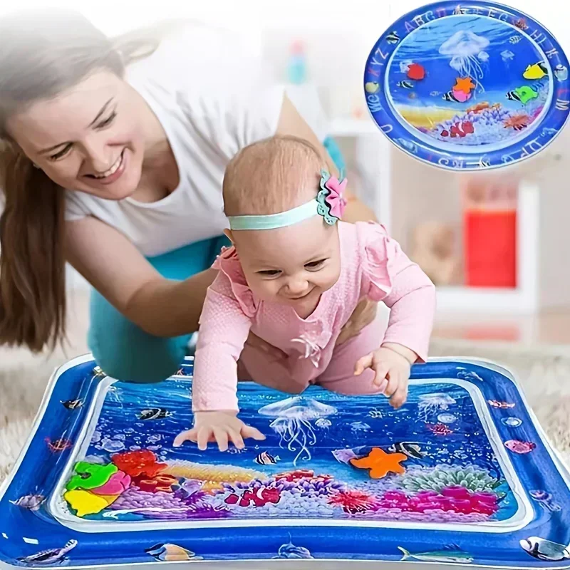 Baby Water Play Mat PVC Inflat - Baby Nursery Cushion 评论和价格
