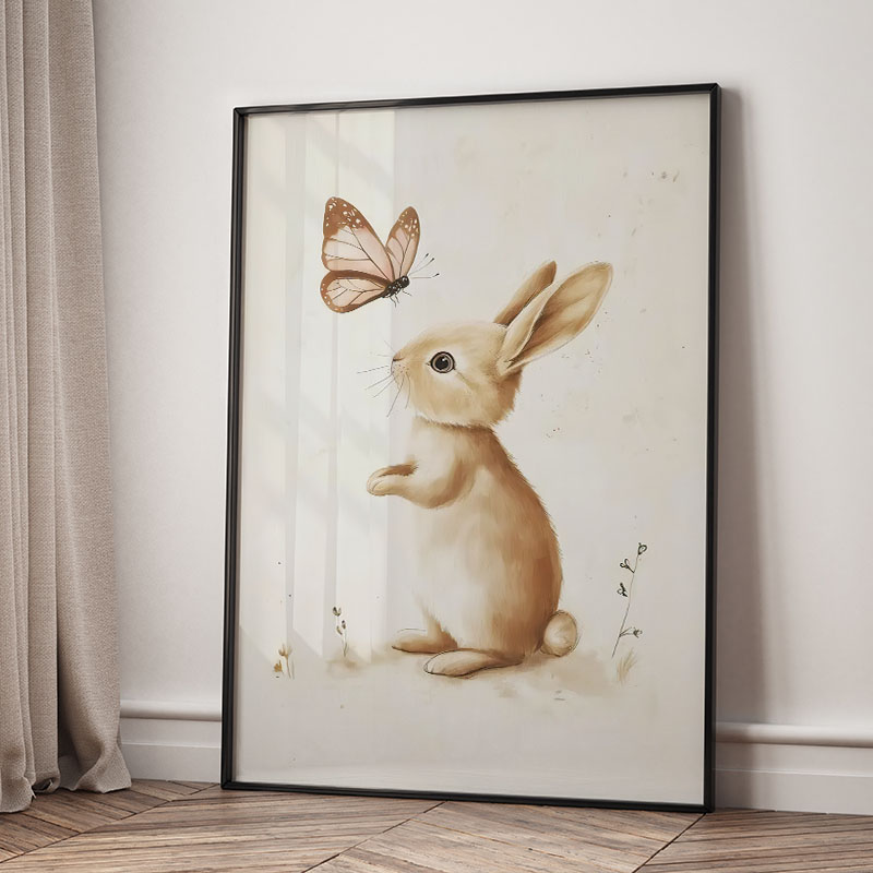 Bear Rabbit Fox Deer Squirrel  - Baby Nursery Kids 评论和价格